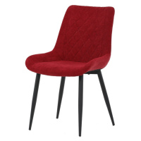 Sconto Jedálenská stolička NICOLETTE červená/čierna