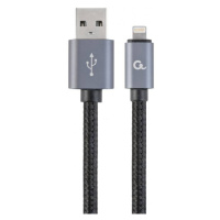 Kábel CABLEXPERT USB 2.0 Lightning (IP5 a vyšší) nabíjací a synchronizačný kábel, opletený, 1,8m