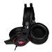 Red Fighter H3, sluchátka s mikrofonem, ovládání hlasitosti, černo-červená, herní, podsvícená, 2
