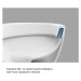 MEREO - WC závesné, RIMLESS, 530x355x360, keramické, vr. sedátka CSS113S VSD81S
