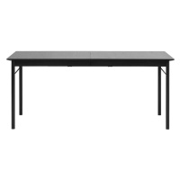 Čierny jedálenský stôl 95x180 cm Savona – Unique Furniture