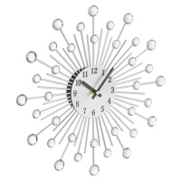 Diamantové dizajnové nástenné hodiny RD45180, 33cm