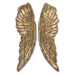 Estila Luxusná dekorácia Anjelské krídla 104cm zlaté (2ks)
