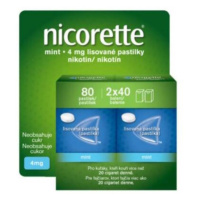 NICORETTE Mint 4 mg 2 x 40 pastiliek