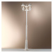 Stĺpová lampa Puchberg, 3 zdroje 255cm bielo-zlatá