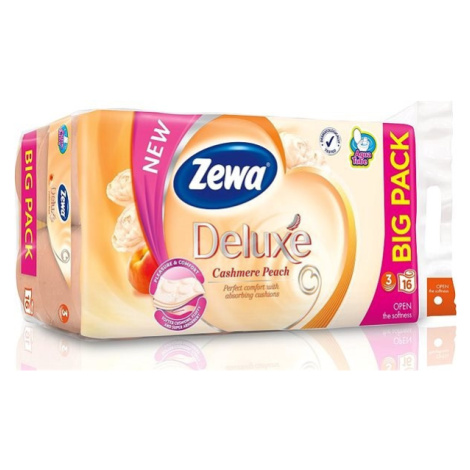 Zewa Deluxe Aquatube Cashmere Peach toaletný papier 16ks