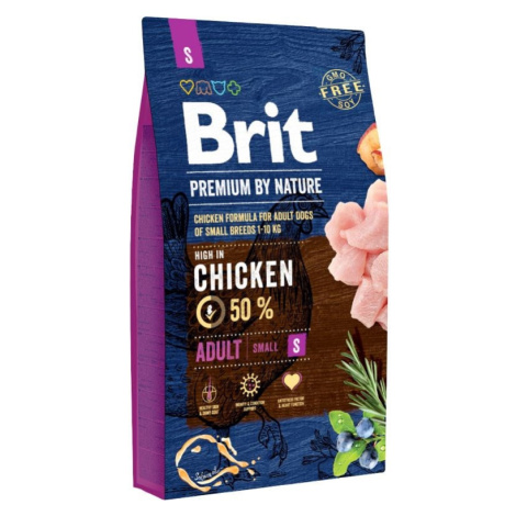 Brit Premium by Nature Adult Small - Suché krmivo pro psy - 3 kg, DLZRITKSP0074