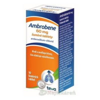 Ambrobene 60 mg, šumivé tbl na vykašliavanie, 10 ks