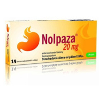Nolpaza 20 mg na zmiernenie pálenia záhy 14 tbl
