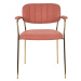 Ružové jedálenské stoličky v súprave 2 ks Jolien – White Label