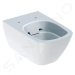 GEBERIT - Smyle Square Závesné WC, Rimfree, biela 500.208.01.1