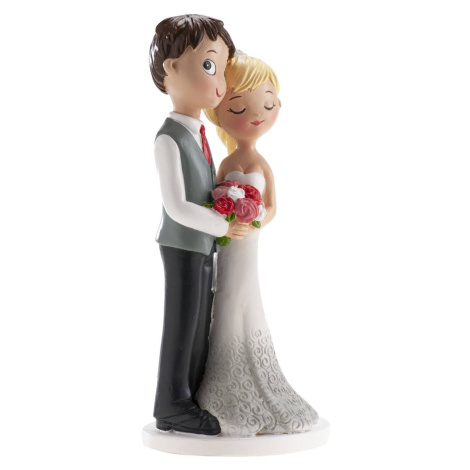 Svadobná tortová figúrka šťastné manželstvo 16cm - Dekora - Dekora