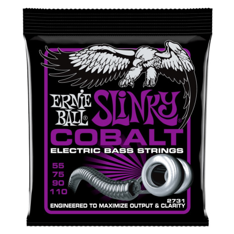 Ernie Ball 2731 Power Slinky Cobalt Electric Bass 55-110