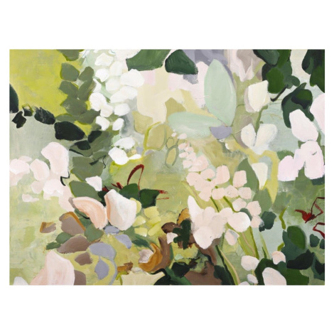 Obraz s ručne maľovanými prvkami 90x118 cm Green Garden – Malerifabrikken