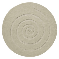 Koberec Think Rugs Spiral Ivory, ⌀ 140 cm