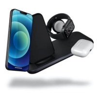 ZENS Aluminium 4 in 1 Stand Wireless Charger with 45W USB PD Black