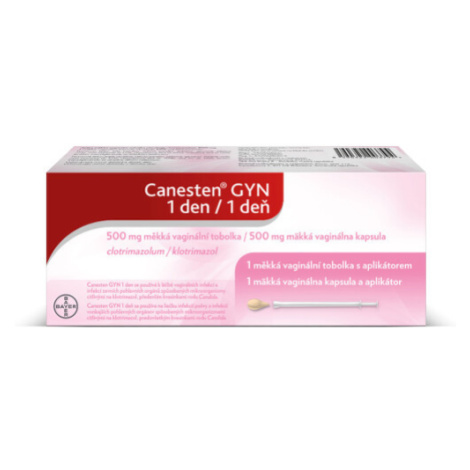 CANESTEN GYN 1 deň mäkká vaginálna kapsula 1 kapsula + aplikátor