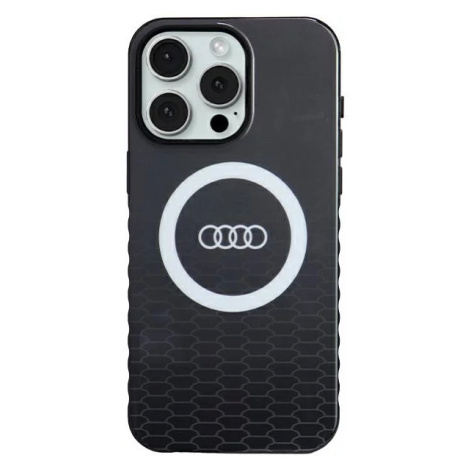Kryt Audi IML Big Logo MagSafe Case iPhone 15 Pro Max 6.7" black hardcase AU-IMLMIP15PM-Q5/D2-BK