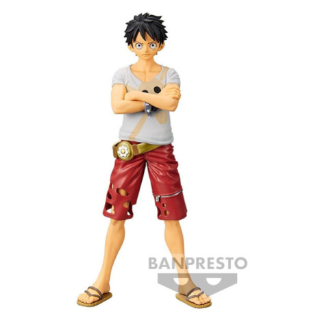 Banpresto One Piece Film Red DXF Grandline Men PVC Statue Luffy 16 cm