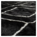 Čierny umývateľný koberec 160x230 cm Imran – Flair Rugs