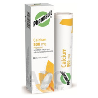 PHARMAVIT Calcium 500 mg 20 šumivých tabliet