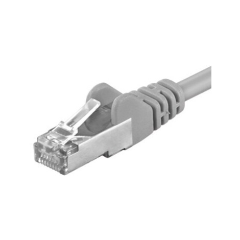 Premiumcord Patch kábel CAT 6a S-FTP RJ45-RJ45 LSOH AWG 26/7 15m sivý