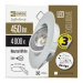 LED bodové svietidlo Exclusive biele, kruh 5W 4500K (EMOS)