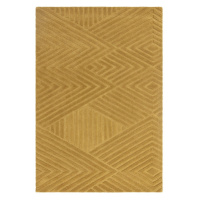 Okrovožltý vlnený koberec 120x170 cm Hague – Asiatic Carpets