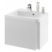 Kúpeľňová skrinka pod umývadlo Ravak 10° 55x49 cm biela X000000739