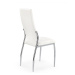 HALMAR K209 jedálenská stolička biela / chróm