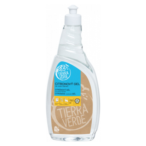 TIERRA VERDE Citrónový gél na vodný kameň 750 ml