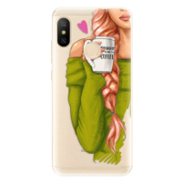 Odolné silikónové puzdro iSaprio - My Coffe and Redhead Girl - Xiaomi Mi A2 Lite