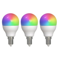 LUUMR Smart LED žiarovka E14 4,9W RGBW CCT Tuya matná 3-pack