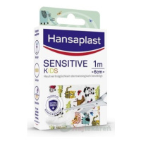 Hansaplast SENSITIVE KIDS Zvieratká, Náplasti pre citlivú pokožku 1mx6cm, 1ks