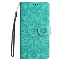 Diárové puzdro na Oppo A79 5G MEZZO mandala zelené