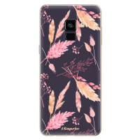 Odolné silikónové puzdro iSaprio - Herbal Pattern - Samsung Galaxy A8 2018