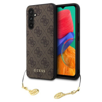 Guess 4G Charms Zadný Kryt pre Samsung Galaxy S23 FE Brown