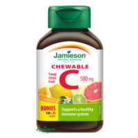 JAMIESON Vitamín C 500 mg s príchuťou citrusové ovocie 120 tabliet