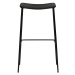 Čierna barová stolička DAN-FORM Denmark Stiletto, výška 78 cm