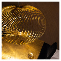 Tom Dixon Spring medium závesná lampa Ø79cm mosadz