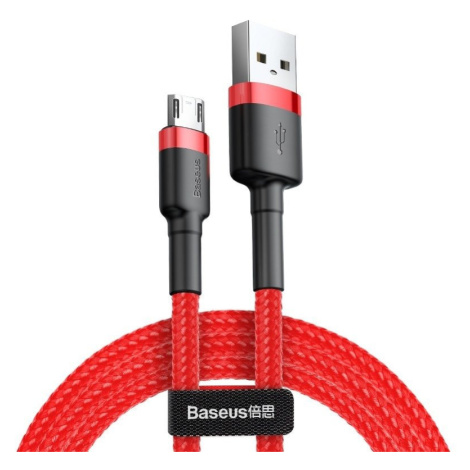 BASEUS Kábel USB na micro USB Baseus Cafule 1,5A 2m červený