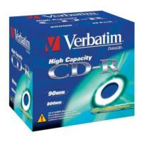 Verbatim CD-R, 43428, High Capacity, 10-pack, 800MB, 40x, 90min., 12cm, bez možnosti potisku, je