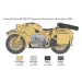 Model Kit military 7406 - Zundapp KS 750 with sidecar (1:9)