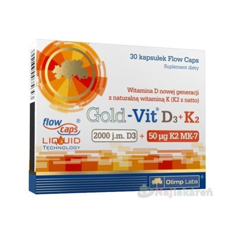 Gold-Vit D3+K2, 30 ks