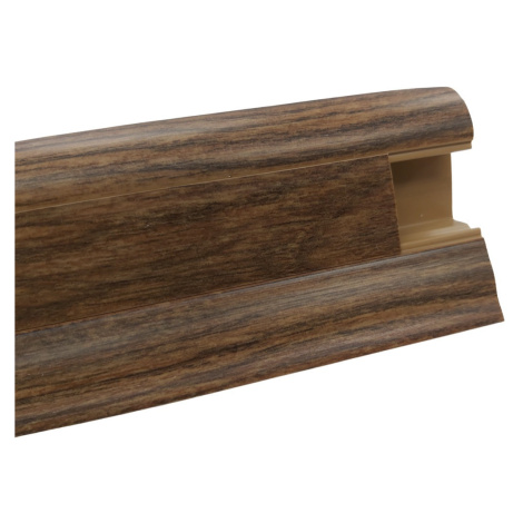 DOPRODEJ: Soklová podlahová lišta SLK50 W645 Ořech, 2500x50x25 mm, hnědá, Döllken