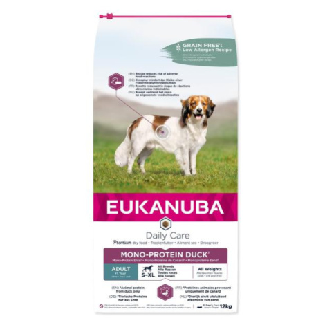 Euk Daily Care Adult Mono Protein Duck 12kg Eukanuba