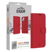 Kryt Eiger North Folio Case for Apple iPhone 15 in Red