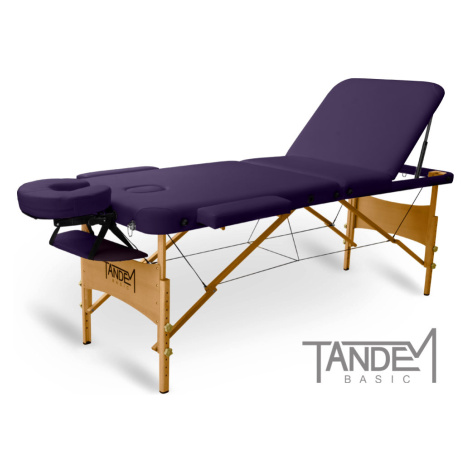 Skladací masážny stôl TANDEM Basic-3 Farba: fialová