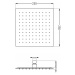MEXEN/S MEXEN/S - Cube DR02 podomietkový sprchový SET + slim sprcha 25 cm, biela 77502DR0225-20