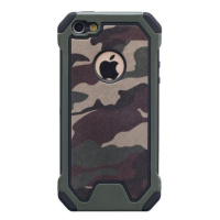 Silikónové puzdro Army Camouflage TPU pre iPhone 12 Mini zelené
